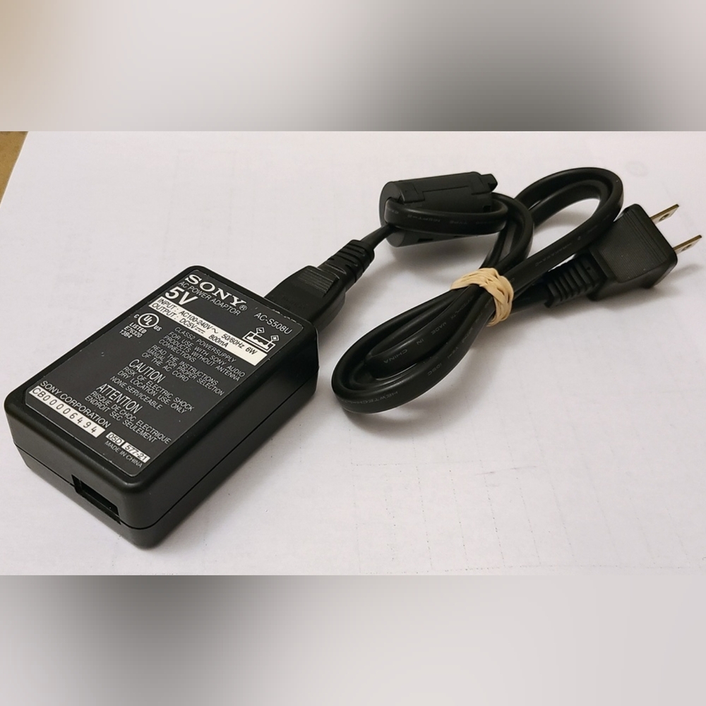 SONY AC Power Adapter AC-S508U 800mA with Power Cable - Laptop